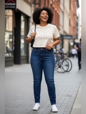 Judy Blue High Waist Dark Wash Relaxed Fit Women’s Stretch Jeans—NWT